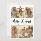 Kalligraphie Buffalo Kariert 4 Foto Weihnachten (Vorderseite)