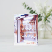 Kalligraphie Bürsten Antiquitätengeschäft Korea Re Postkarte (Stehend Vorderseite)