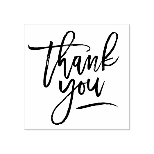 Kalligraphie Danke, Briefmarke Rubber Gummistempel (Prägung)