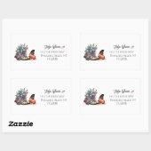 Kalligraphie der amerikanischen Stiefelfahne Rechteckiger Aufkleber (Blatt)