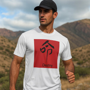 Kalligraphie des chinesischen Destiny-Symbols T-Shirt