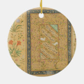 Kalligraphie durch das iranische Vorlagenali Keramikornament (Hinten)