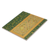 Kalligraphie durch Mir Ali des Herzens, mit einem Fliese (Seite)