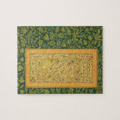 Kalligraphie durch Mir Ali des Herzens, mit einem Puzzle (Horizontal)