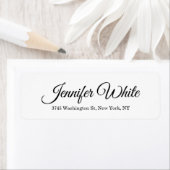 Kalligraphie Elegant Black & White Bold Retro (Insitu)