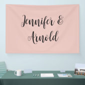 Kalligraphie Elegant Niedlich Schlicht Banner (Messe)