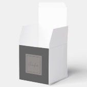 Kalligraphie Elegant Schlicht Einfache Bezeichnung Geschenkschachtel (Geöffnet)