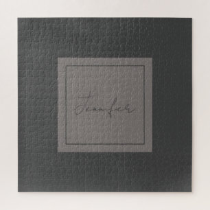 Kalligraphie Elegant Schlicht Einfache Bezeichnung Puzzle