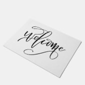 Kalligraphie-Fußmatte Fußmatte (Schrägansicht)