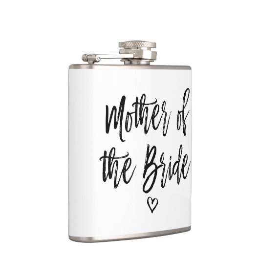 Kalligraphie Hand Briefe Mutter der Braut Flachmann (Rechts)