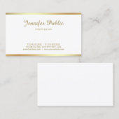 Kalligraphie-handgeschriebener Visitenkarte (Vorne/Hinten)