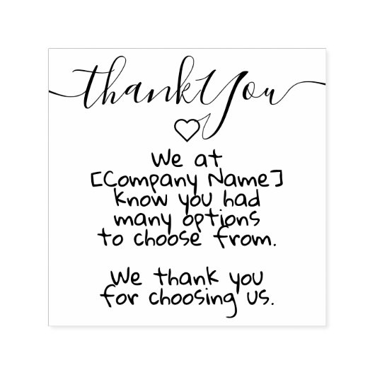 Kalligraphie Handschrift Dankeschön Textzeichen Permastempel (Design)