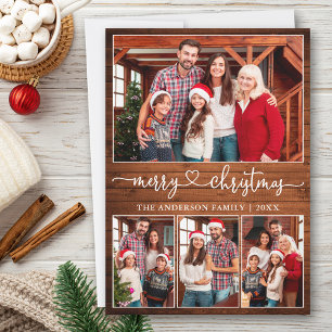 Kalligraphie Herz 4 Foto Holz Frohe Weihnachten