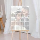Kalligraphie Hochzeitstabelle Poster
