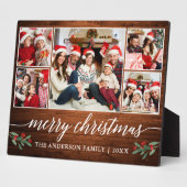 Kalligraphie Holz Print 5 Foto Weihnachten Fotoplatte (Seite)