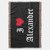 Kalligraphie I Liebe Alexander Decke (Vorderseite Vertikal)