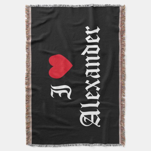 Kalligraphie I Liebe Alexander Decke (Vorderseite Vertikal)