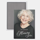 Kalligraphie im liebenden Gedächtnisdenkmal-Foto Magnet (Vorderseite/Rückseite)
