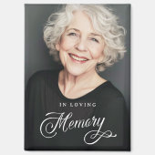 Kalligraphie im liebenden Gedächtnisdenkmal-Foto Magnet (Vorderseite)