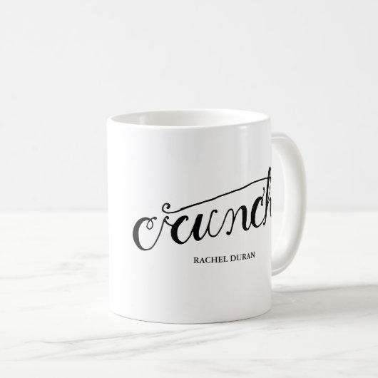 Kalligraphie Kaffeetasse (VorderseiteRechts)