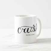 Kalligraphie Kaffeetasse (VorderseiteRechts)