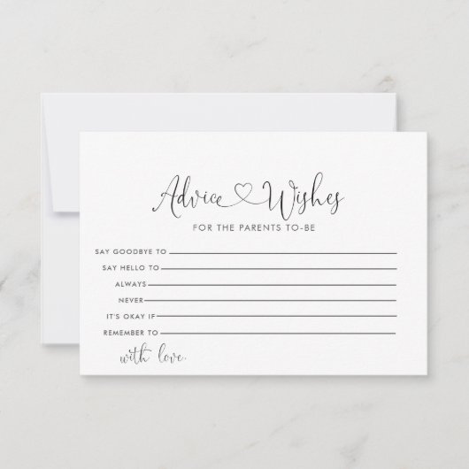 Kalligraphie-Liebe Extravagante Skriptberatung & W RSVP Karte (Vorderseite)