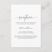 Kalligraphie-Liebe Extravagante SkriptWeddingrezep Begleitkarte (Vorderseite)