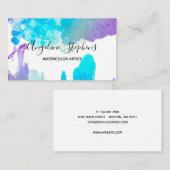 Kalligraphie Name Künstler Hinzufügen Sie Ihre Kun Visitenkarte (Vorne/Hinten)