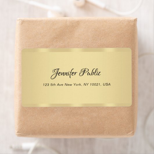 Kalligraphie Name Moderne Handschrift Imitate Gold (Insitu)