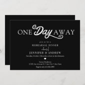 Kalligraphie Probe Dinner Einladung (Vorne/Hinten)