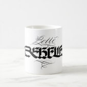 Kalligraphie-Rebell-Becher Kaffeetasse (Mittel)