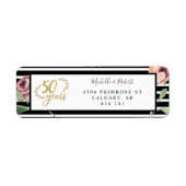 Kalligraphie-Rote Rose zum 50. Jahrestag Wasserfar (Vorne)