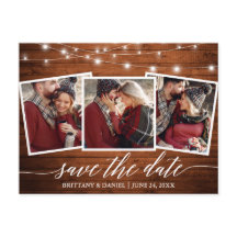 Kalligraphie Rustikale Holzleuchten Save the Date