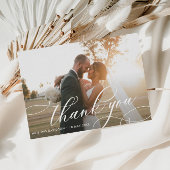 Kalligraphie Schreiben Hochzeit Foto danke Karte