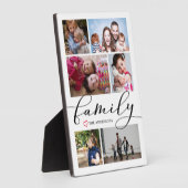 Kalligraphie-Script-FotoCollage Fotoplatte (Seite)