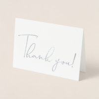Kalligraphie Script Vielen Dank Hinweis Silver Foi