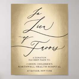 Kalligraphie-Skript anstelle von Lieblingen-Hochze Poster