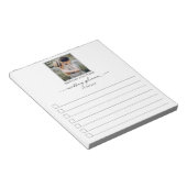 Kalligraphie Tinte Foto Hochzeitsplaner zu tun Lis Notizblock (angewinkelt)