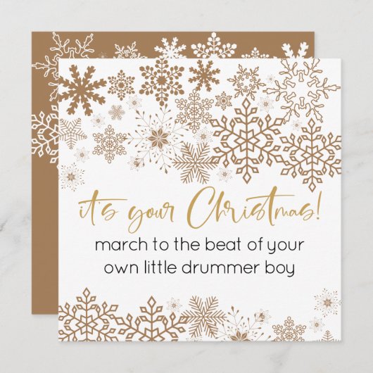 Kalligraphie und SVG Schneeflocken Es ist Ihre Wei (Vorne/Hinten)