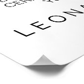 Kalligraphie-unkodiertes Zeremoniezeichen Poster (Ecke)