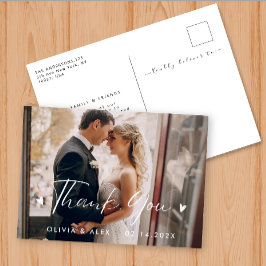 Kalligraphie Vielen Dank Postkarte