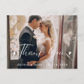 Kalligraphie Vielen Dank Postkarte (Vorderseite)