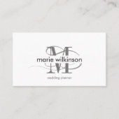 Kalligraphie-Visitenkarte Visitenkarte (Vorderseite)