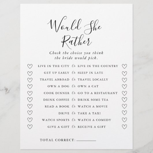 Kalligraphie würde sie eher Brautparty spielen (Vorderseite)