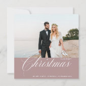 KalligraphieFoto zu unseren ersten Weihnachten (Vorderseite)