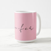 Kalligraphiename beruflich schlicht-rosa-feminin kaffeetasse (VorderseiteRechts)