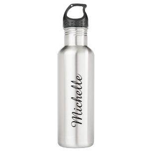 Kalligraphiename Creative Trendy White Edelstahlflasche
