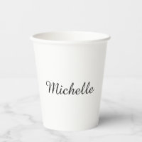 Kalligraphiename Creative Trendy White