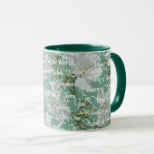 Kalligraphienamen Christi| | Weichgrüne Tasse (VorderseiteRechts)