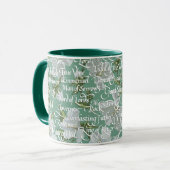 Kalligraphienamen Christi| | Weichgrüne Tasse (Vorderseite Links)